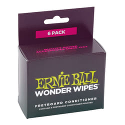 Ernie Ball Wonder Wipes Fretboard Conditioner Cleaning cloth Guitar
