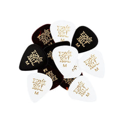 Ernie Ball P09178 guitar pick 12 pc(s) Celluloid Black, White