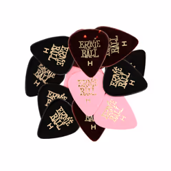 Ernie Ball P09180, Cellulose, Assorted colours, Monochromatic, Standard, Bag, 12 pc(s)