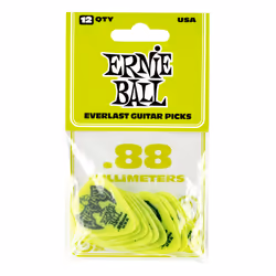 Ernie Ball P09191 guitar pick 12 pc(s) Delrin Yellow