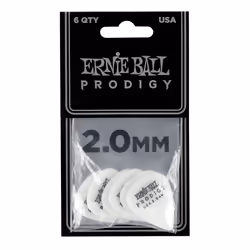 Ernie Ball P09202 guitar pick 6 pc(s) White
