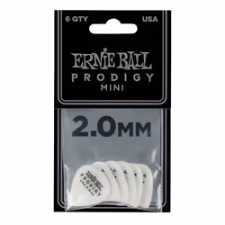 Ernie Ball P09203 guitar pick 6 pc(s) Duralin White