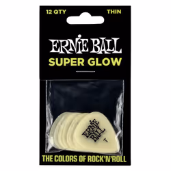 Ernie Ball P09224 guitar pick 12 pc(s) Celluloid Green