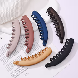 6 Pieces Banana Hair Clips 5 Inch Large Banana Clip for Thin Fine Thick hair Non Slip Banana Claw Clips for Women