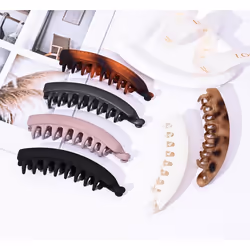 6 Pieces Banana Hair Clips 5 Inch Large Banana Clip for Thin Fine Thick hair Non Slip Banana Claw Clips for Women