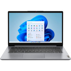 Lenovo IdeaPad 1 14 Laptop  Intel Celeron N4020  4GB RAM  128GB Storage(64GB eMMC+64GB Micro SD)  Intel UHD Graphics 600  Win 11 in S Mode  Cloud Grey