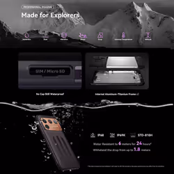 NEW IIIF150 Raptor 12+256GB 4G Rugged Phone Thermal Imaging 108MP 10000mAh NFC