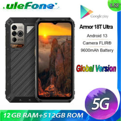Global Ulefone Power Armor 18T Ultra (12+12)GB+512GB Thermal Imaging 5G Rugged