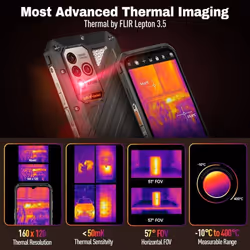 Global Ulefone Power Armor 18T Ultra (12+12)GB+512GB Thermal Imaging 5G Rugged