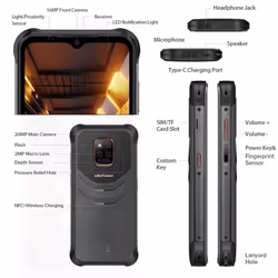 NEW Ulefone Power Armor 14 Pro Rugged Phone 8+128GB NFC Android 10000mAh