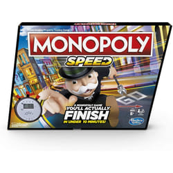 Monopoly Speed Board Game, Play Monopoly in Under 10 Minutes, Fast-Playing Monopoly Board Game for Ages 8 and up, Game for 2-4 Players