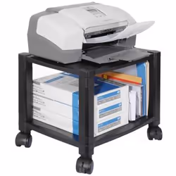 Kantek PS510, Multimedia stand, Black, Printer, 35 kg, 2 shelves, 4 wheel(s)