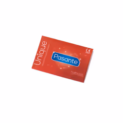 3 x Pasante Unique Non latex Condoms, ( 1 x Pack of 3 condoms )