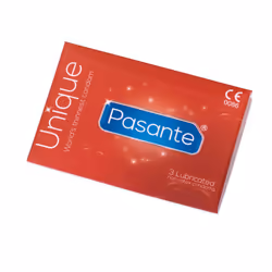 12 Pasante Unique Non latex Condoms, ( 4 x Pack of 3 Condoms