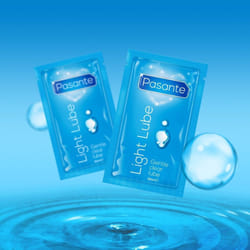 100 x Pasante Gentle Light Lube 10 ml Sachets | Water Based Odourless Lubricants