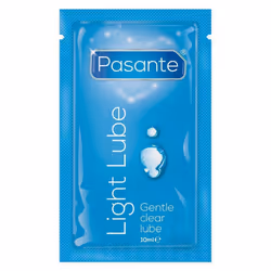 24 x Pasante Gentle Light Lube 10 ml Sachets | Water Based Odourless Lubricants
