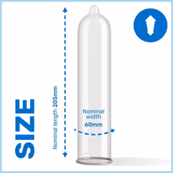 24 x Pasante King Size Condoms | Wider & Longer | 60mm Width | CE KiteMarked