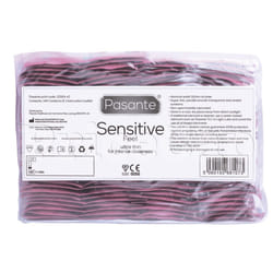 144 x Pasante Sensitive Feel Condoms | Ultra Thin Intense Feeling Bulk Condoms