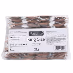 144 x Pasante King Size Condoms | Wider & Longer | 60mm Width | CE KiteMarked