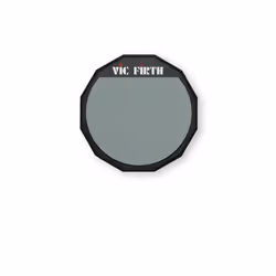 Vic Firth PAD6, Black, Grey, Rubber, Wood, 152.4 mm, 152.4 mm
