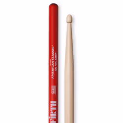 Vic Firth 5A Vic Grip, Drum sticks, Wood, Red, Wood, 5A, 1.44 cm