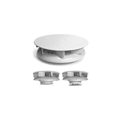 FLOWROTOR Low Profile Rotary Van Roof Vent - Wind Driven Rotating Spinning Ventilator Fan WHITE - Camper Bus 4x4