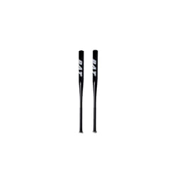 2 Packs 25 Inch Baseball Bat Softball Bat Home Lightweight Aluminum Alloy (Black)