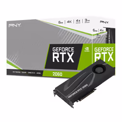 PNY VCG20606BLMPB graphics card NVIDIA GeForce RTX 2060 6 GB GDDR6