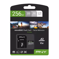 PNY P-SDU256V32100PRO-GE memory card 256 GB MicroSDXC UHS-I Class 10 - Additional view 4