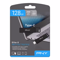 PNY Elite-X USB flash drive 128 GB USB Type-C 3.2 Gen 1 (3.1 Gen 1) Black - Additional view 6