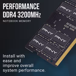 PNY Performance memory module 16 GB 1 x 16 GB DDR4 260-pin SO-DIMM - Additional view 3