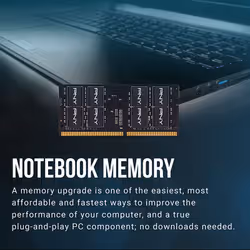 PNY Performance memory module 16 GB 1 x 16 GB DDR4 260-pin SO-DIMM - Additional view 5