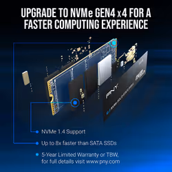 PNY M280CS2241-2TB-RB internal solid state drive M.2 PCI Express 4.0 NVMe 3D NAND - Additional view 4