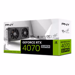 PNY GeForce RTX 4070 SUPER VERTO Overclocked Dual Fan DLSS 3 NVIDIA 12 GB GDDR6X
