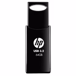 HP 712w, 64 GB, USB Type-A, 3.2 Gen 1 (3.1 Gen 1), 120 MB/s, Slide, Black