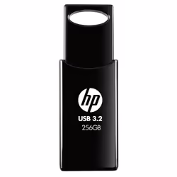 HP 712w, 256 GB, USB Type-A, 3.2 Gen 1 (3.1 Gen 1), 120 MB/s, Slide, Black