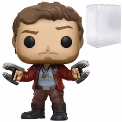 Funko Pop! Marvel: Guardians of the Galaxy Vol. 2 - Star Lord Vinyl Figure (Bundled with Pop Box Protector Case)