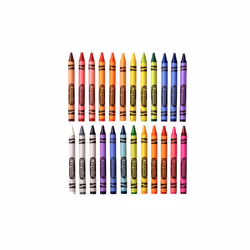 Crayola 24 Count Box of Crayons Non-Toxic Color Coloring School Supplies (2 Packs)