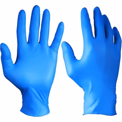 The Helper Bees B08LSMQ2N8 medical exam gloves Blue S 100 pc(s)