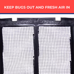 Maxxair FANMATE 00-955202 Bug Screen  Durable Mesh Screen - Works with FanMate 00-955001  00-955002  and 00-955003 Models  Black