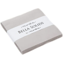 Bella Solids Gray Charm Pack 42 5-inch Squares Moda Fabrics 9900PP 83