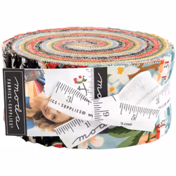 BasicGrey Fruit Loop Jelly Roll 30 2.5-inch Strips Moda Fabrics 30730J