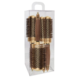 Olivia Garden NanoThermic Ceramic + Ion Round Thermal Hair Brush NT-54  NT-44  NT-34  NT-24 (4-pc Box)