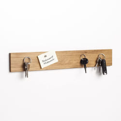 Wooden Magnetic Key Holder I Key Tray I Magnetic Knife Rack I Wall Decoration Made of Wood Handmade in Bavaria I Key Hanger Home I Key Holder (Oak, 45