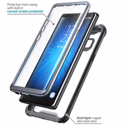 i-Blason Ares Galaxy Note 8 Clear Case with Screen Protector