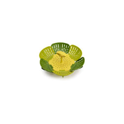45030 Bloom Folding Steamer Basket for Vegetables Green