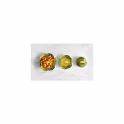 45030 Bloom Folding Steamer Basket for Vegetables Green