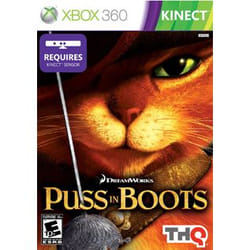 THQ Puss in Boots, Xbox 360 Kinect, ESP Spanish