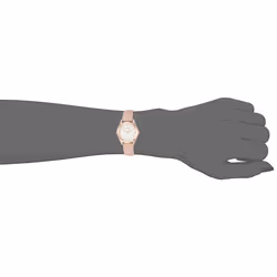 Timex Women's TW2T66500 Briarwood 28mm Pink/Rose Gold Genuine Leather Strap Watch