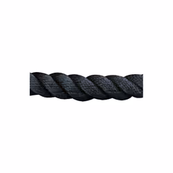 301110015BK-1 0.37 in. x 15 ft. Twisted Nylon Dock Line - Black